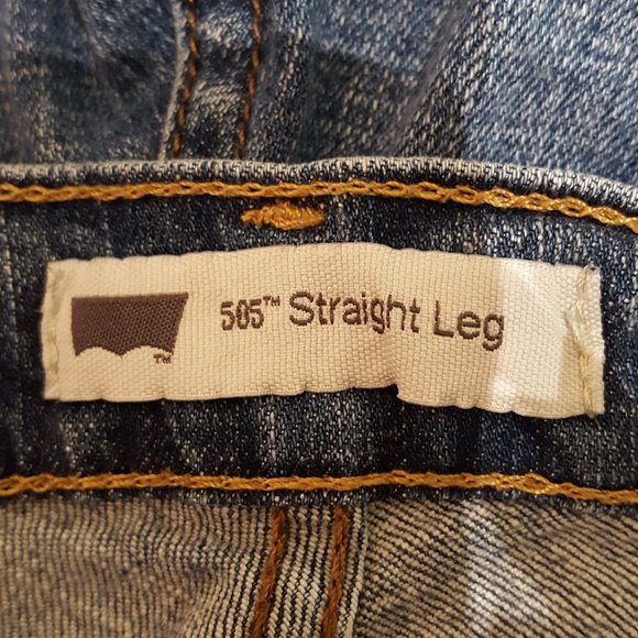 Levi's 505 Jeans Straight Leg Size 12M (W31 L32) - Picture 9 of 14